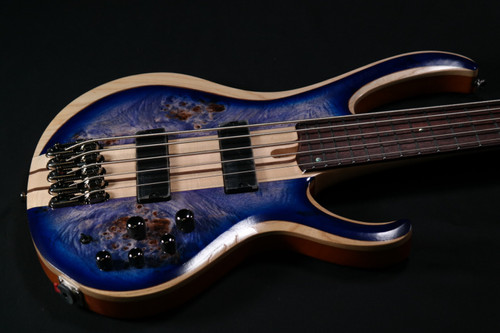 Ibanez BTB845 BTB Standard 5-String Bass Guitar, Cerulean Blue Burst Low Gloss - 663