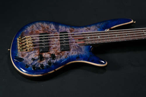 Ibanez Sr2605 Premium 5-String Bass Cerulean Blue Burst - 811