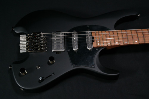 Ibanez Q54BKF 6 String RH Headless Electric Guitar Standard Black Flat Finish q-54-bkf (683)