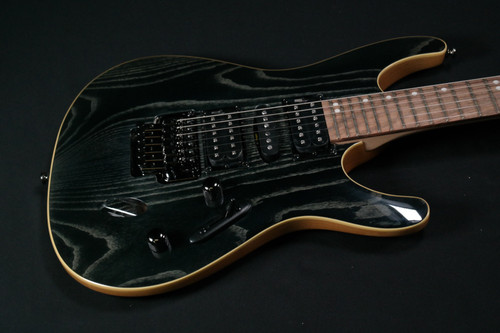 Ibanez S570AHSWK S Standard Series 6-String RH Electric Guitar-Silver Wave Black - 621