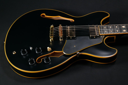 Ibanez John Scofield JSM20 Semi Hollow Black with Case - 760 Ibanez John Scofield JSM20 Semi Hollow Black with Case - 760