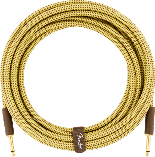 Fender Deluxe Series Instrument Cable - Straight/Straight - 10' - Tweed