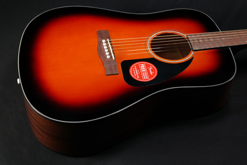 Fender CD-60 Dreadnought V3 w/Case - Walnut Fingerboard - Sunburst - 855