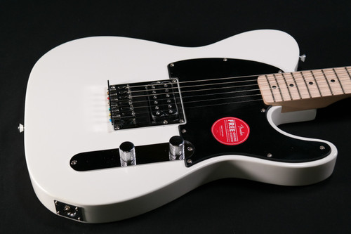 Squier Sonic Esquire H - Maple Fingerboard - Black Pickguard - Arctic White - 023
