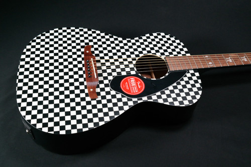 Fender Tim Armstrong Hellcat - Walnut Fingerboard - Checkerboard 003