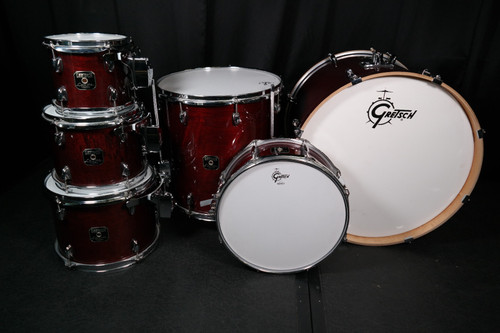 Gretsch CMT-E825P Catalina Maple Five-Piece Euro Drum Kit - Cherry Gloss - Used