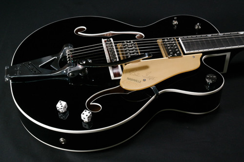 Gretsch G6120T-BSNSH Brian Setzer Signature Nashville Hollow Body with Bigsby Black Lacquer 2401216806 426