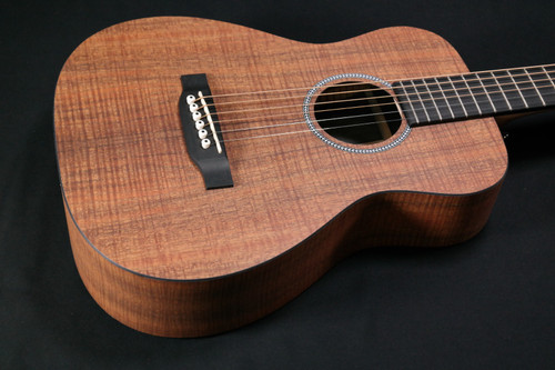 Martin Little Martin LXK2 Acoustic Guitar with Gig Bag, Koa and Sitka Spruce HPL Construction, Modified 0-14 Fret, Modified Low Oval Neck Shape 517