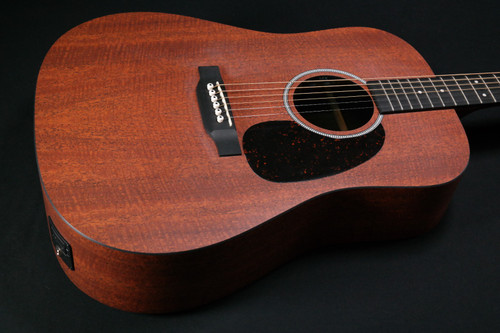 Martin Guitar X Series D-X1E Acoustic-Electric Guitar with Gig Bag, KOA Pattern High-Pressure Laminate, D-14 Fret, Performing Artist Neck Shape - 996