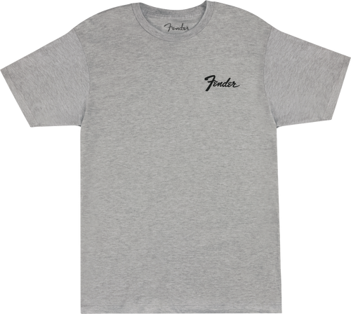 Fender Fender Transition Logo Tee, Athletic Gray, XXL