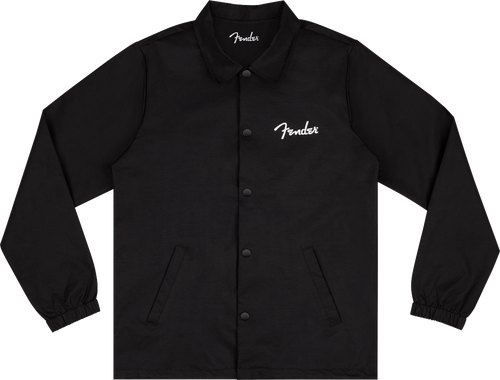 Fender Fender Spaghetti Logo Coaches Jacket, Black, L