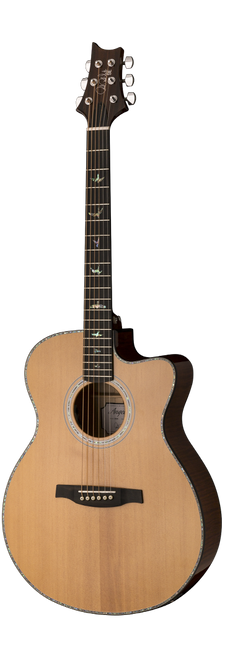 PRS A50EBG Angelus Series Electric Acoustic Guitar Natural with Black and Gold Burst