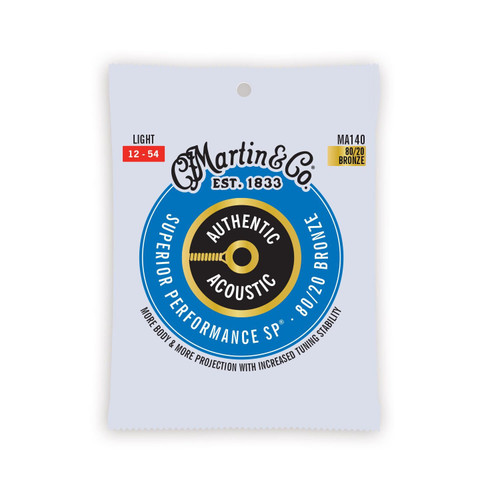 Martin Authentic Acoustic Guitar Strings- Superior Performance Medium