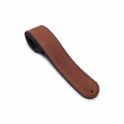 Martin Premium Rolled Leather Guitar Strap Brown