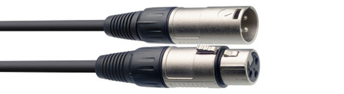 STAGG Microphone cable, XLR/XLR (m/f), 3 m (10')