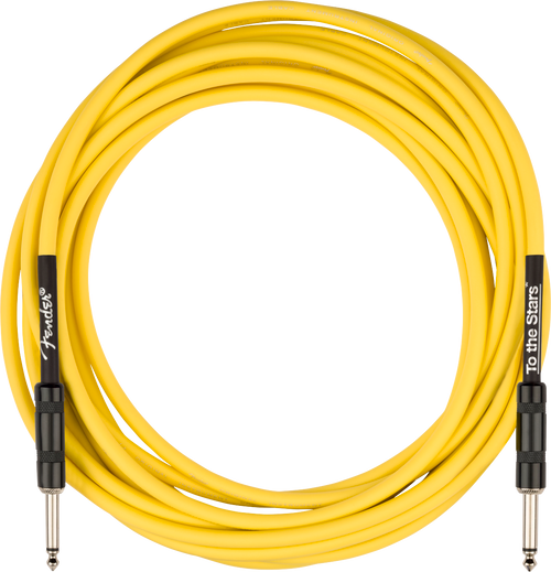 Fender Tom DeLonge 18.6' To The Stars Instrument Cable, Graffiti Yellow