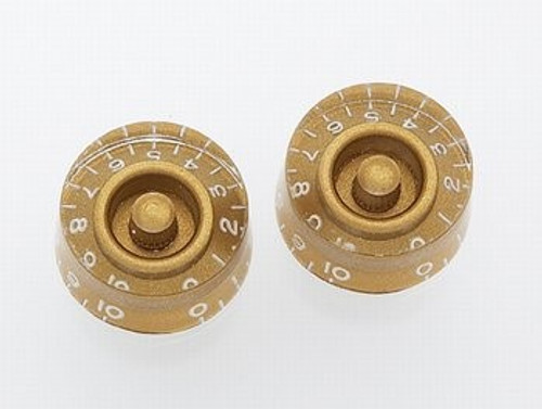AllParts Vintage-style Speed Knobs 2-pack - Gold