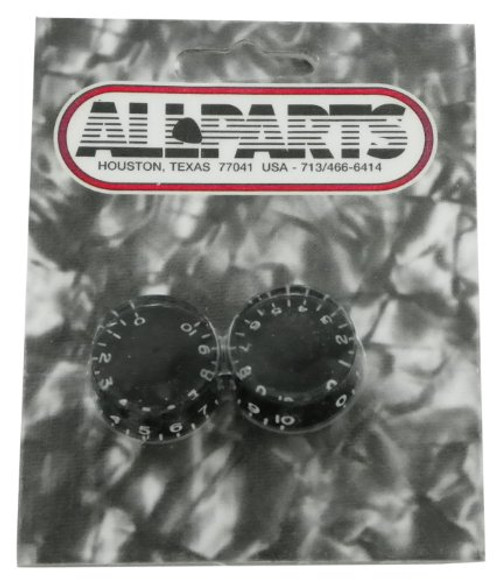 AllParts Vintage-style Speed Knobs 2-pack - Black