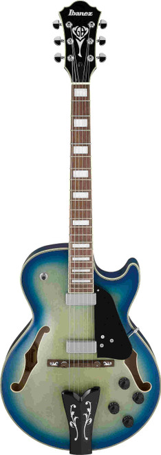 Ibanez George Benson GB10EM Electric Guitar Jet Blue Burst