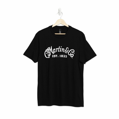 Martin Classic T-Shirt with Logo, Black - Medium (18CM0109M)