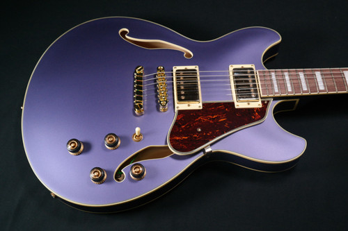 Ibanez AS73GMPF AS Artcore 6str Electric Guitar  - Metallic Purple Flat 106