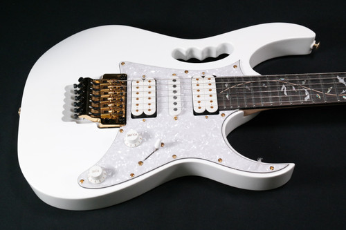 Ibanez JEM7VPWH Steve Vai Signature 6str Electric Guitar w/Bag - White 886
