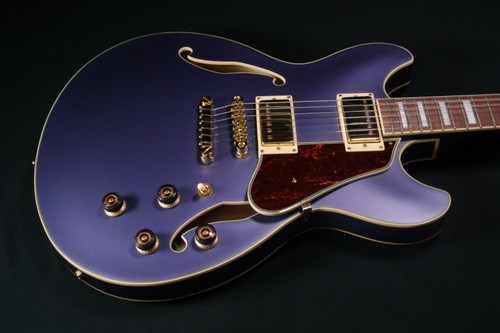 Ibanez AS73GMPF AS Artcore 6str Electric Guitar  - Metallic Purple Flat 108