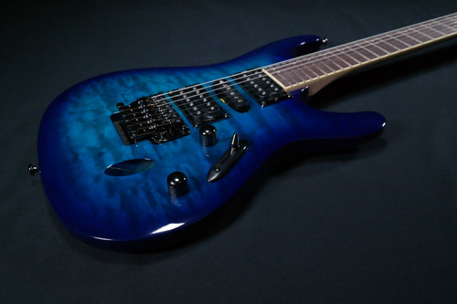 Ibanez S670QMSPB S Standard 6str Electric Guitar  - Sapphire Blue 546