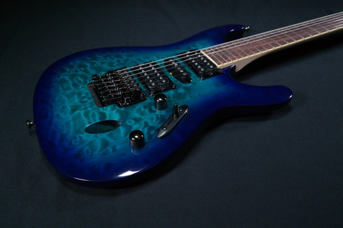 Ibanez S670QMSPB S Standard 6str Electric Guitar  - Sapphire Blue 542
