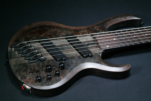 Ibanez BTB806MSTGF BTB Bass Workshop 6str Electric Bass w/Case Multi scale - Transparent Gray Flat 628