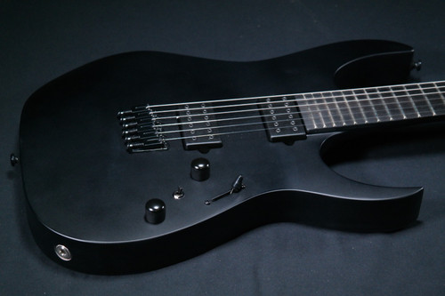 Ibanez RGRTB621BKF RG Iron Label 6str Electric Guitar - Black Flat 263