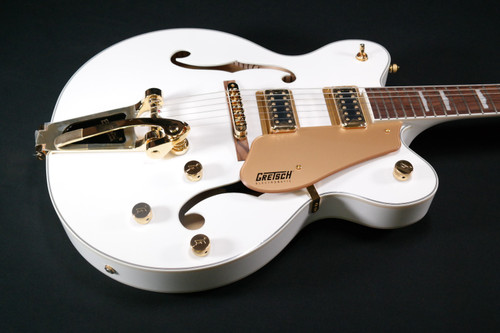 Gretsch G5422TG Electromatic Classic Hollow Body Double-Cut with Bigsby and Gold Hardware Snowcrest White 877