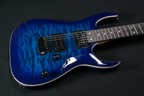 Ibanez GRGA120QATBB GIO RGA 6str Electric Guitar - Transparent Blue Burst 102
