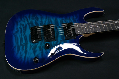 Ibanez GRGA120QATBB GIO RGA 6str Electric Guitar - Transparent Blue Burst 142