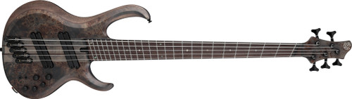 Ibanez BTB805MSTGF BTB Bass Workshop 5str Electric Bass w/Case Multi scale - Transparent Gray Flat 244