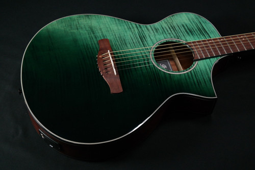 Ibanez AEWC32FMGSF Dark Green Sunset Fade High Gloss 781