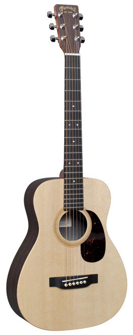 Martin Little Martin LX1RE Acoustic-Electric Guitar with Gig Bag, Sitka Spruce and Rosewood Pattern HPL Construction, Modified 0-14 Fret, Modified Low Oval Neck Shape 038