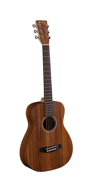 Martin Little Martin LXK2 Acoustic Guitar with Gig Bag, Koa and Sitka Spruce HPL Construction, Modified 0-14 Fret, Modified Low Oval Neck Shape 490