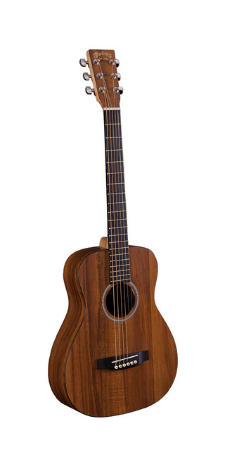 Martin Little Martin LXK2 Acoustic Guitar with Gig Bag, Koa and Sitka Spruce HPL Construction, Modified 0-14 Fret, Modified Low Oval Neck Shape 484