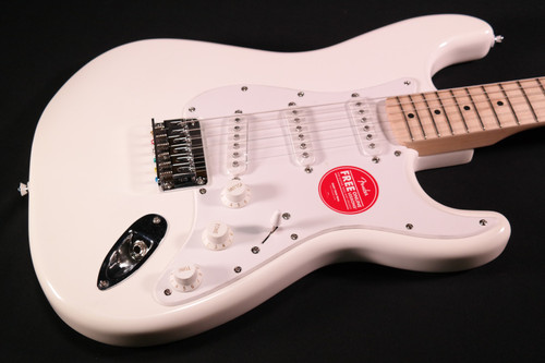 Squier Sonic Stratocaster HT - Maple Fingerboard - White Pickguard - Arctic White 036