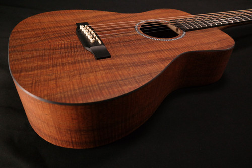 Martin Little Martin LXK2 Acoustic Guitar with Gig Bag, Koa and Sitka Spruce HPL Construction, Modified 0-14 Fret, Modified Low Oval Neck Shape 062