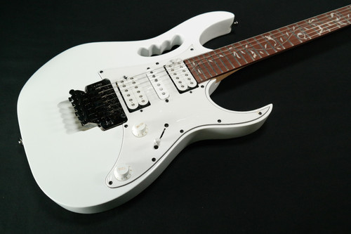 Ibanez JEMJRWH Steve Vai Signature 6str Electric Guitar - White 538