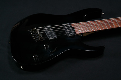 Ibanez RGMS7BK RG Multi Scale 7str Electric Guitar - Black 137