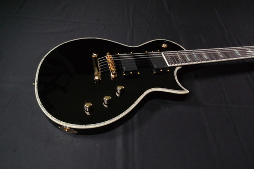 ESP LTD LEC1000BLK EC-1000 Black Electric Guitar With EMG 796