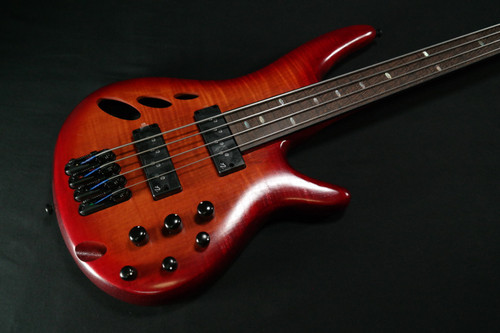 Ibanez SR Bass Workshop 4str Electric Bass - Fretless - Brown Topaz Burst Low Gloss - 539