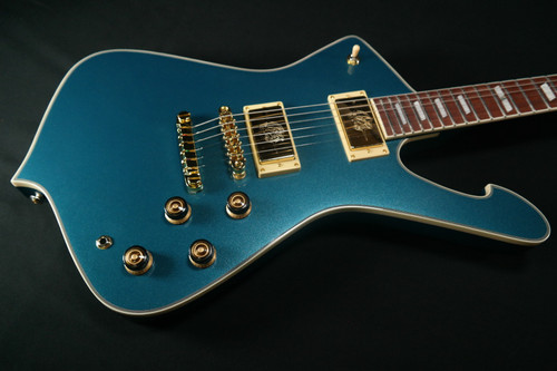 Ibanez Iceman 6str Electric Guitar w/Bag - Antique Blue Metallic - 221