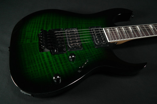 Ibanez GIO RG 6str Electric Guitar - Transparent Emerald Burst - 550