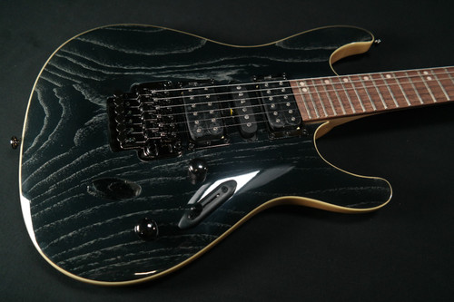 Ibanez S570AHSWK S Standard 6str Electric Guitar  - Silver Wave Black 727