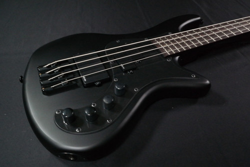 Schecter 2522-SHC Stiletto Stealth-4 RH 4-String Electric Bass-Satin Black 2522-shc - 610