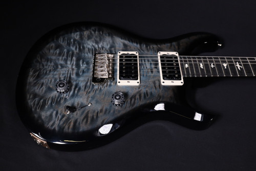PRS S2 Custom 24 Quilt Faded Blue Smoked Burst 931